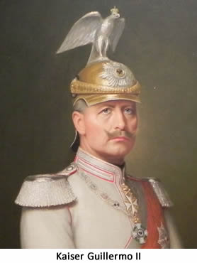 El káiser Guillermo II entra con Gran Bretaña en la disputa por el papel hegemónico en el mundo.